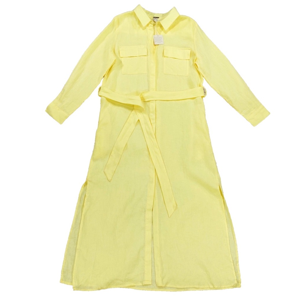 Magaschoni Yellow Maxi Dress size M